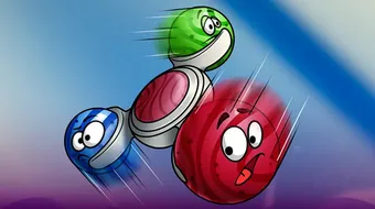 Spinner con canicas