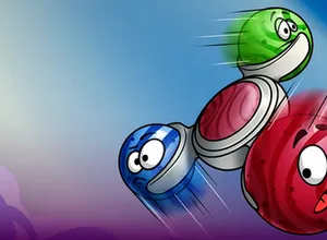 Spinner con canicas